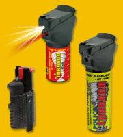 PEPPER SPRAYS & SPRAY FLASHLIGHTS
