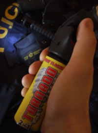 La linterna de spray TORNÁDO