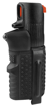 Spray Flashlight HURRICANE with a metal clip SFL-02-C (black sleeve, black head)