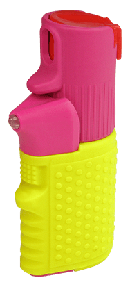 Spray Flashlight HURRICANE (yellow sleeve, pink head)