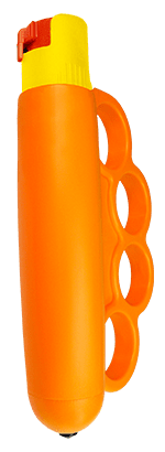 Bezpečnostní EDC sada 2 v 1 – oranžová rukojeť, žlutý sprej