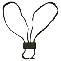 Текстильные одноразовые наручники HT-01-B (черная текстильная лента)