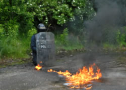 La résistance au feu.