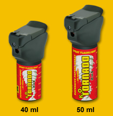 Spray Flashlight K.O. TORNADO 40 ml / 50 ml